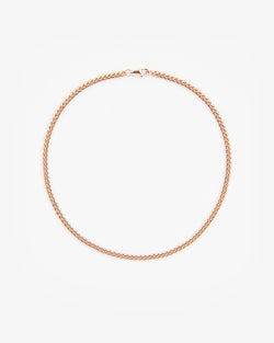 3mm Miami Cuban Chain - Rose Gold