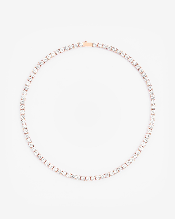 5mm Tennis Chain - Rose Gold