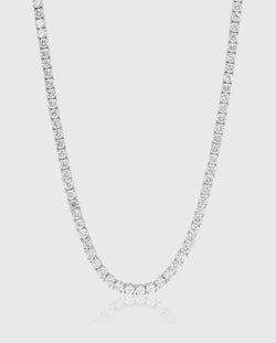 TENNIS CHAIN 5MM - White Gold