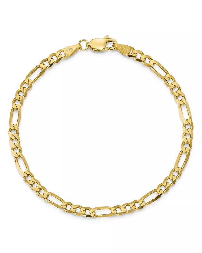 Figaro Bracelet 3mm - Solid Gold