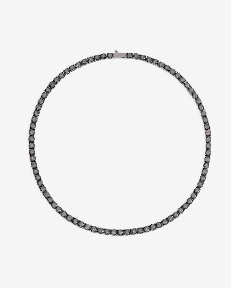 5mm Tennis Chain - Black