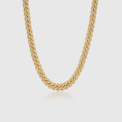 ICED CUBAN CHAIN 12MM - Gold 18"-24"