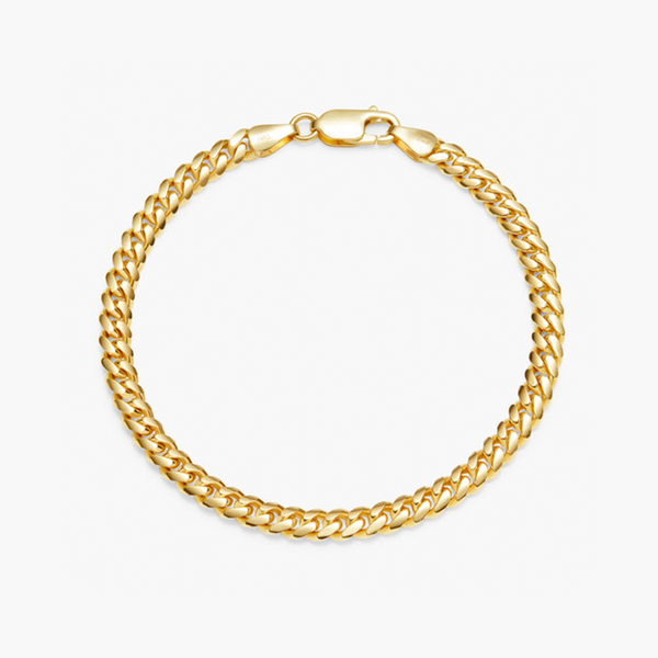 Cuban Link Bracelet 5mm - Solid Gold